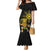 Hawaii and Philippines Together Family Matching Mermaid Dress and Hawaiian Shirt Warrior Tiki Mask and Filipino Sun Polynesian Style