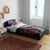 Fiji and Australia Together Bedding Set Kangaroo Aboriginal with Tribal Tapa Hibiscus Half Style - Polynesian Pride