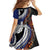 Fiji and Australia Together Family Matching Long Sleeve Bodycon Dress and Hawaiian Shirt Kangaroo Aboriginal with Tribal Tapa Hibiscus Half Style - Polynesian Pride
