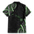 Traditional Art Hawaiian Kakau Tattoos Family Matching Mermaid Dress and Hawaiian Shirt Green Color - Polynesian Pride