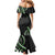 Traditional Art Hawaiian Kakau Tattoos Mermaid Dress Green Color - Polynesian Pride