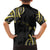 Traditional Art Hawaiian Kakau Tattoos Family Matching Tank Maxi Dress and Hawaiian Shirt Yellow Color - Polynesian Pride