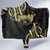 Traditional Art Hawaiian Kakau Tattoos Hooded Blanket Yellow Color - Polynesian Pride