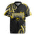 Traditional Art Hawaiian Kakau Tattoos Rugby Jersey Yellow Color - Polynesian Pride