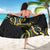 Traditional Art Hawaiian Kakau Tattoos Sarong Yellow Color - Polynesian Pride
