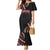 Traditional Art Hawaiian Kakau Tattoos Family Matching Mermaid Dress and Hawaiian Shirt Red Color - Polynesian Pride