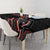 Traditional Art Hawaiian Kakau Tattoos Tablecloth Red Color - Polynesian Pride