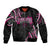 Traditional Art Hawaiian Kakau Tattoos Bomber Jacket Pink Color - Polynesian Pride