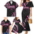 Traditional Art Hawaiian Kakau Tattoos Family Matching Mermaid Dress and Hawaiian Shirt Pink Color - Polynesian Pride