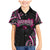 Traditional Art Hawaiian Kakau Tattoos Family Matching Mermaid Dress and Hawaiian Shirt Pink Color - Polynesian Pride
