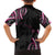 Traditional Art Hawaiian Kakau Tattoos Family Matching Tank Maxi Dress and Hawaiian Shirt Pink Color - Polynesian Pride