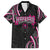Traditional Art Hawaiian Kakau Tattoos Family Matching Tank Maxi Dress and Hawaiian Shirt Pink Color - Polynesian Pride