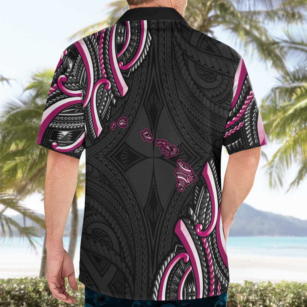 Traditional Art Hawaiian Kakau Tattoos Hawaiian Shirt Pink Color - Polynesian Pride