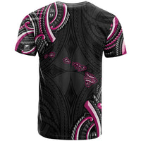 Traditional Art Hawaiian Kakau Tattoos T Shirt Pink Color - Polynesian Pride