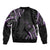 Traditional Art Hawaiian Kakau Tattoos Bomber Jacket Purple Color - Polynesian Pride