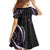 Traditional Art Hawaiian Kakau Tattoos Family Matching Tank Maxi Dress and Hawaiian Shirt Purple Color - Polynesian Pride