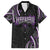 Traditional Art Hawaiian Kakau Tattoos Family Matching Tank Maxi Dress and Hawaiian Shirt Purple Color - Polynesian Pride
