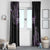 Traditional Art Hawaiian Kakau Tattoos Window Curtain Purple Color - Polynesian Pride