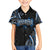 Traditional Art Hawaiian Kakau Tattoos Family Matching Tank Maxi Dress and Hawaiian Shirt Blue Color - Polynesian Pride