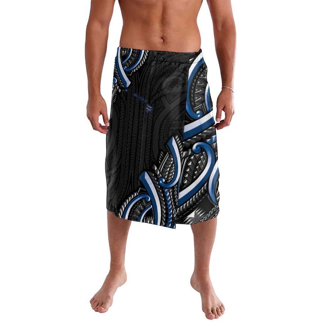 Traditional Art Hawaiian Kakau Tattoos Lavalava Blue Color - Polynesian Pride