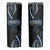 Traditional Art Hawaiian Kakau Tattoos Skinny Tumbler Blue Color - Polynesian Pride