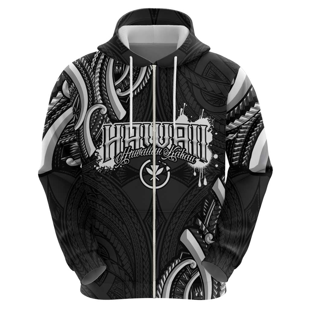 Traditional Art Hawaiian Kakau Tattoos Hoodie White - Polynesian Pride