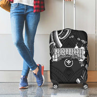 Traditional Art Hawaiian Kakau Tattoos Luggage Cover White - Polynesian Pride
