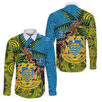 Tuvalu and Australia Together Family Matching Tank Maxi Dress and Hawaiian Shirt Tapa Pattern and Aboriginal mix Culture