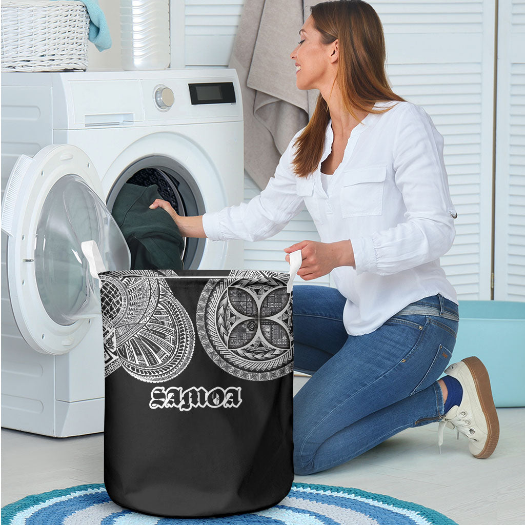 Samoa Traditional Tattoo Laundry Basket Tribal Tatau Pattern