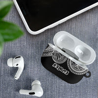 Samoa Traditional Tattoo AirPods Case Tribal Tatau Pattern