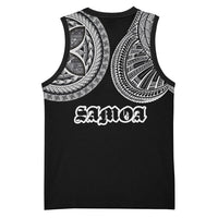 Samoa Traditional Tattoo Basketball Jersey Tribal Tatau Pattern