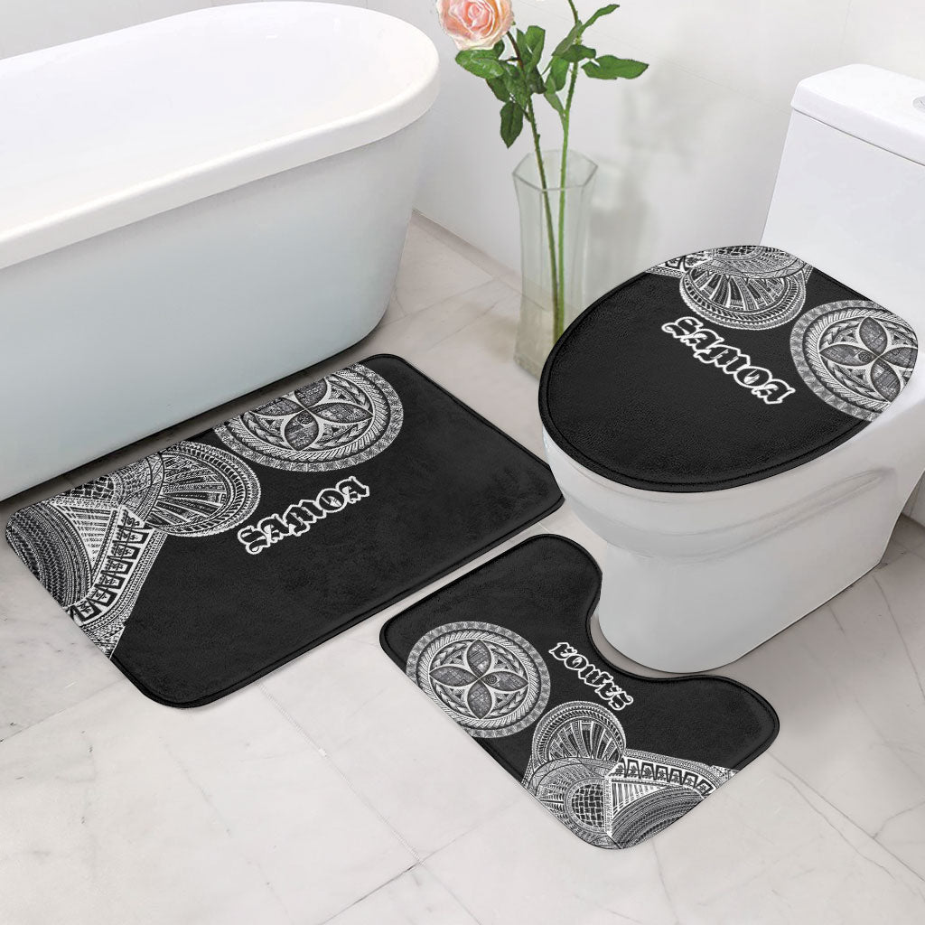 Samoa Traditional Tattoo Bathroom Set Tribal Tatau Pattern