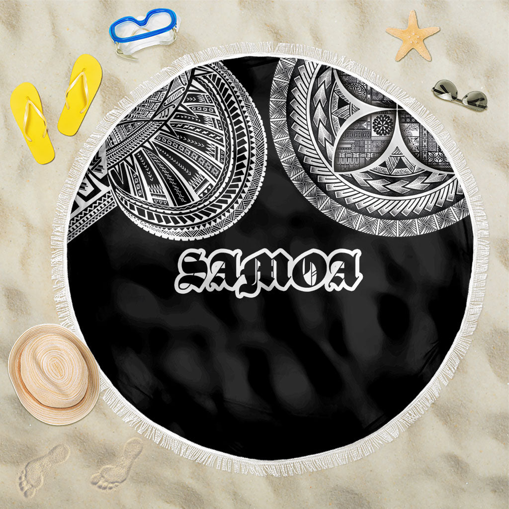 Samoa Traditional Tattoo Beach Blanket Tribal Tatau Pattern