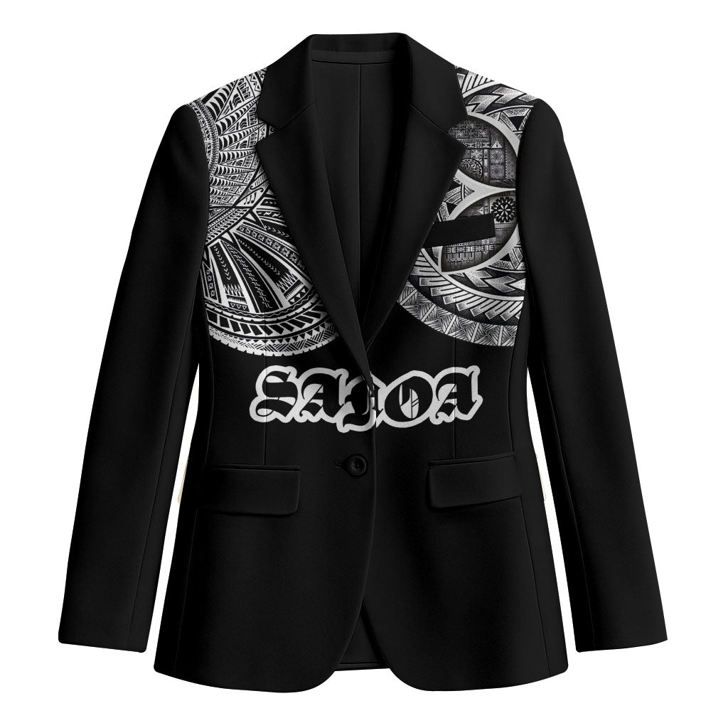 Samoa Traditional Tattoo Blazer Tribal Tatau Pattern