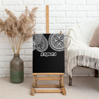 Samoa Traditional Tattoo Canvas Wall Art Tribal Tatau Pattern