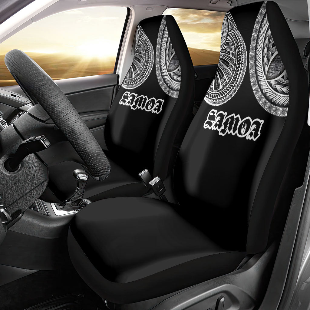 Samoa Traditional Tattoo Car Seat Cover Tribal Tatau Pattern