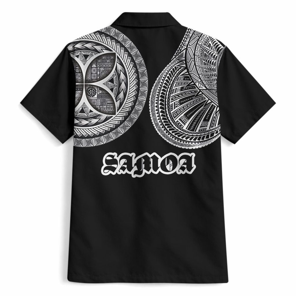 Samoa Traditional Tattoo Hawaiian Shirt Tribal Tatau Pattern
