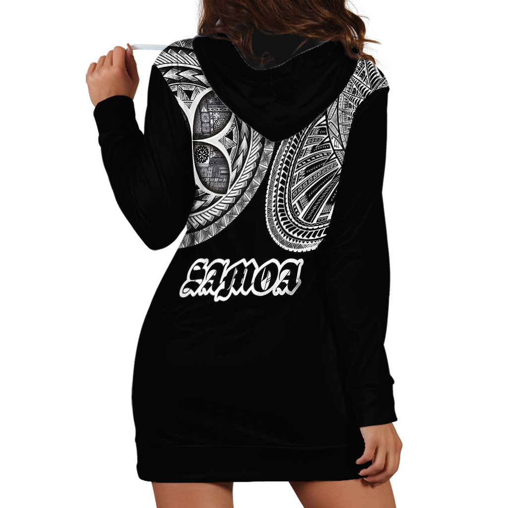 Samoa Traditional Tattoo Hoodie Dress Tribal Tatau Pattern