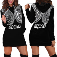 Samoa Traditional Tattoo Hoodie Dress Tribal Tatau Pattern