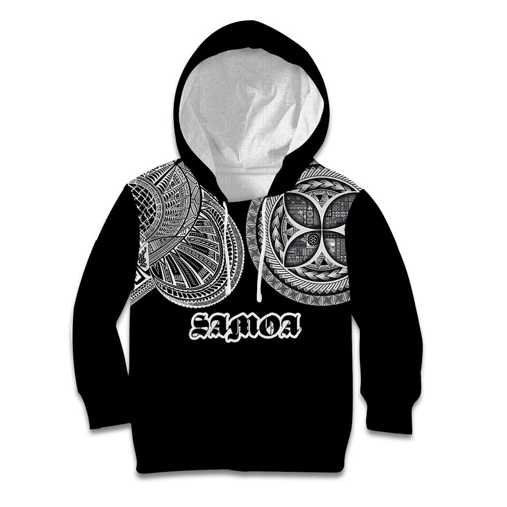 Samoa Traditional Tattoo Kid Hoodie Tribal Tatau Pattern