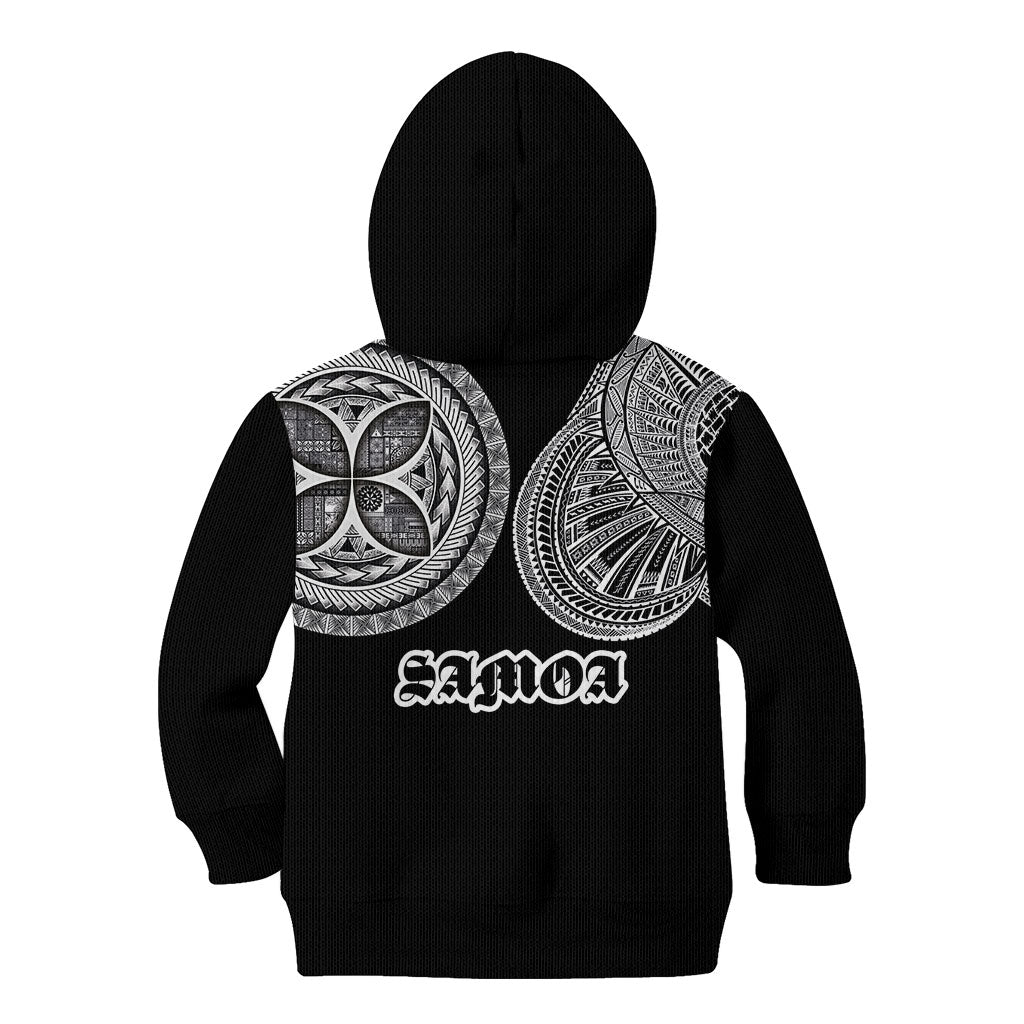 Samoa Traditional Tattoo Kid Hoodie Tribal Tatau Pattern