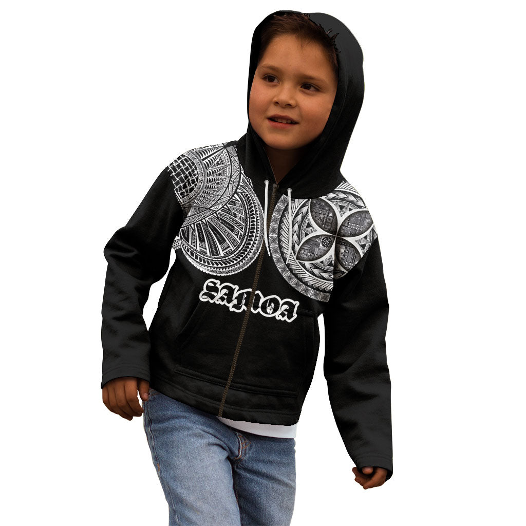 Samoa Traditional Tattoo Kid Hoodie Tribal Tatau Pattern