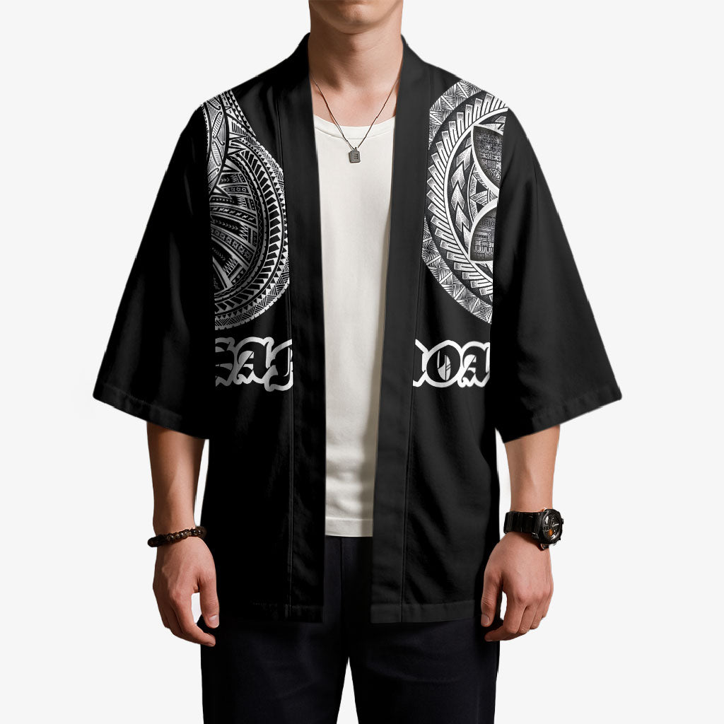Samoa Traditional Tattoo Kimono Tribal Tatau Pattern