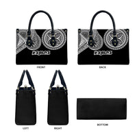 Samoa Traditional Tattoo Leather Bag Tribal Tatau Pattern
