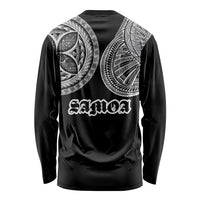 Samoa Traditional Tattoo Long Sleeve Shirt Tribal Tatau Pattern