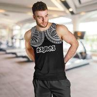 Samoa Traditional Tattoo Men Tank Top Tribal Tatau Pattern