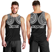 Samoa Traditional Tattoo Men Tank Top Tribal Tatau Pattern