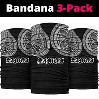 Samoa Traditional Tattoo Neck Gaiter Tribal Tatau Pattern