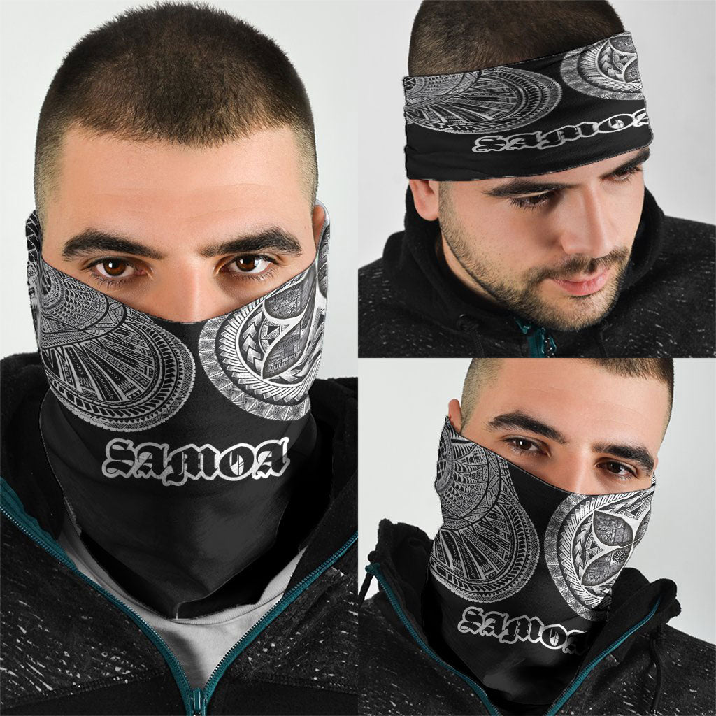 Samoa Traditional Tattoo Neck Gaiter Tribal Tatau Pattern
