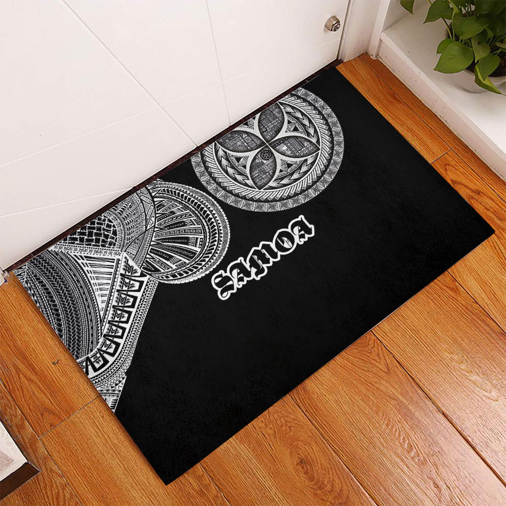 Samoa Traditional Tattoo Rubber Doormat Tribal Tatau Pattern